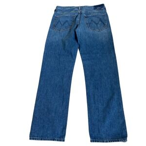 MOTHER Superior Denim Slider Hover Straight Jeans Heart Throb Medium Wash Sz 27
